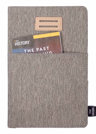 THE GOODS™ 5.5" x 8.5 RecycledÂ Refillable Journal - Gray | The Goods