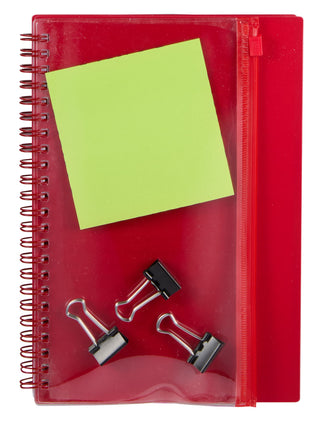 5.5" x 8.5" Spiral Notebook with Clear Pocket