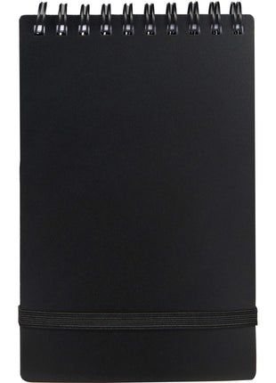 3" x 5" Recycled Stand Up Pocket Jotter - Black | PromoEO