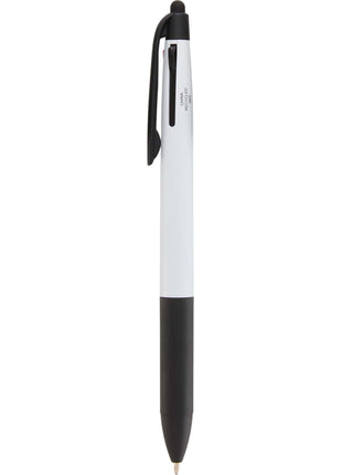 Tri-Color Ink Recycled Stylus Pen - Black | PromoEO
