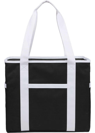 Varsity Club Tote - Black | PromoEO