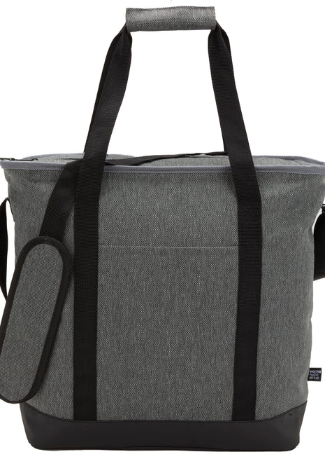 Vila Recycled 30 Can Tote Cooler - Graphite | PromoEO