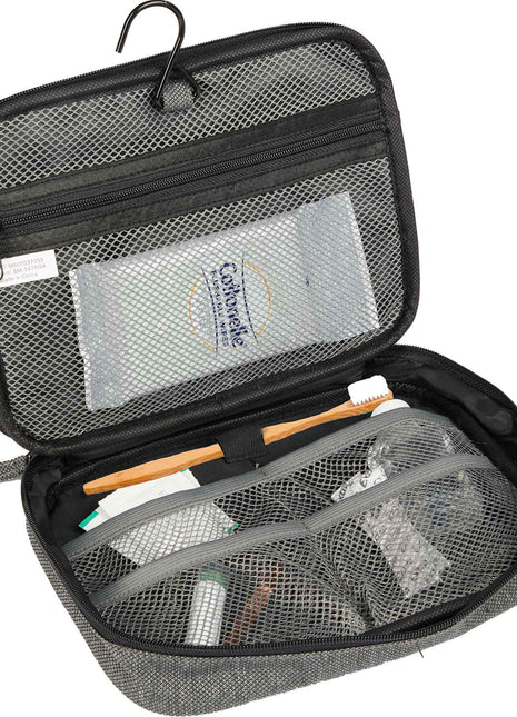 Vila Recycled Travel Organizer - Graphite | PromoEO