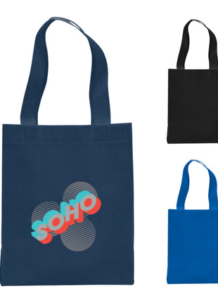 Challenger Mini Non-Woven Tote - Navy | PromoEO