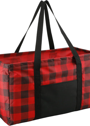 Buffalo Plaid Utility Tote