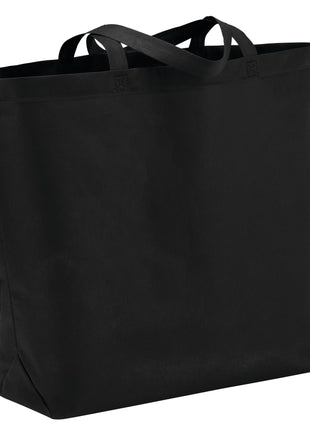 Challenger Jumbo Shopper Tote - Black | PromoEO