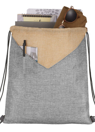 Kai Drawstring Bag - Gray | PromoEO