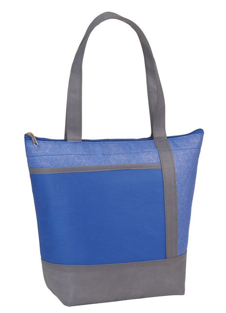 Chrome Non-Woven 9 Can Lunch Cooler - Royal | PromoEO