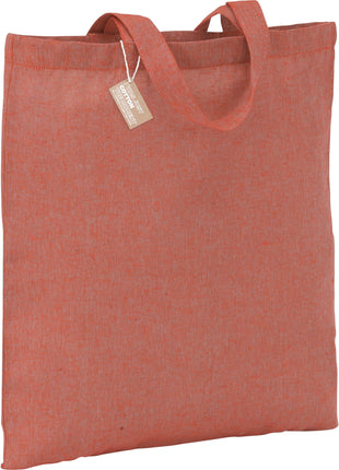 Recycled 5oz Cotton Twill Tote - Red | PromoEO
