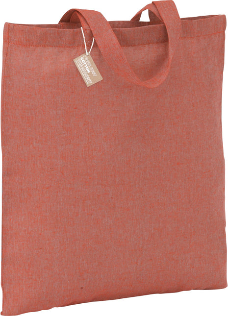 Recycled 5oz Cotton Twill Tote - Red | PromoEO