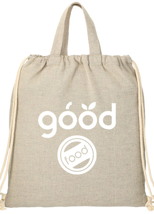 Recycled 5oz Cotton Drawstring Bag