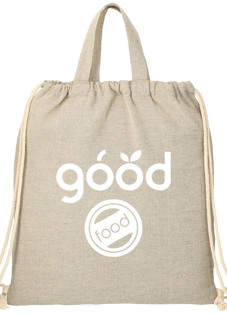 Recycled 5oz Cotton Drawstring Bag