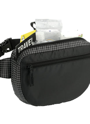 Grid Fanny Pack - Black | PromoEO