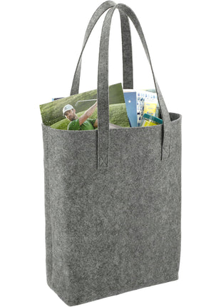 Recycled Felt Shopper Tote - Charcoal | PromoEO