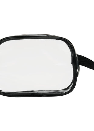 Clear Crossbody Sport Pack - Black | PromoEO