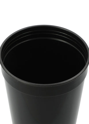 Solid 12oz Stadium Cup - Black | PromoEO