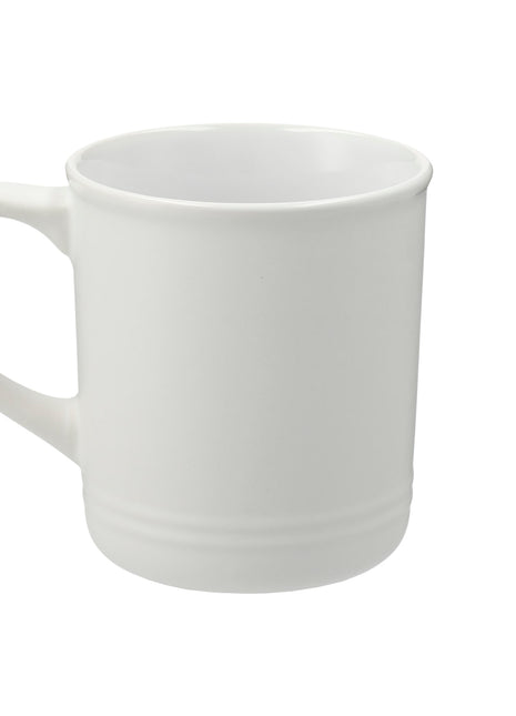 Bronx 12oz Ceramic Mug - White | PromoEO