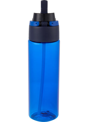 Ella RPET Single Wall Sports Bottle 24oz - Blue | PromoEO