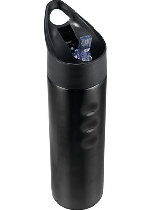 Troika 25oz Stainless Sports Bottle - Black | PromoEO