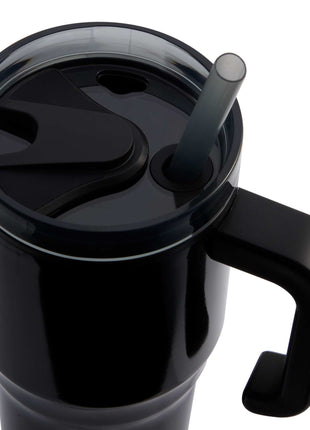 Thor 20 oz Straw Mug - Black | PromoEO