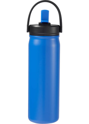 Carpo 20oz Straw lid Vacuum Bottle - Bay Blue | PromoEO