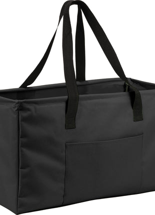 Large Utility Tote - Black | PromoEO