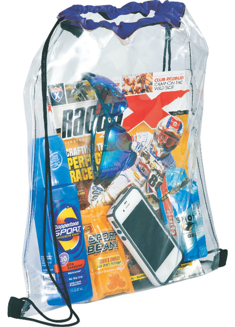 Rally Clear Drawstring Bag