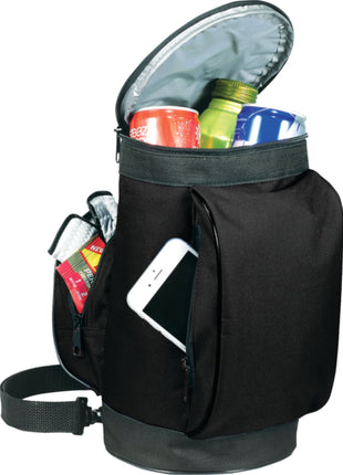 Golf Bag 6-Can Event Cooler - Black | PromoEO