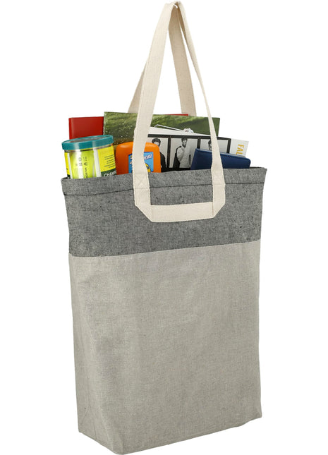 Recycled Cotton U-Handle Book Tote