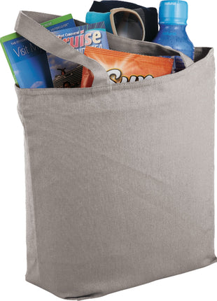 Maine 8oz Cotton Canvas Zippered Tote - Natural | PromoEO