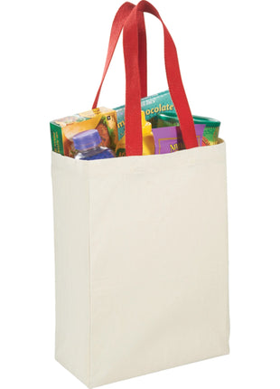 Nebraska 5oz Cotton Canvas Grocery Tote - Red | PromoEO