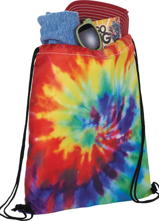 Tie Dye Drawstring Bag