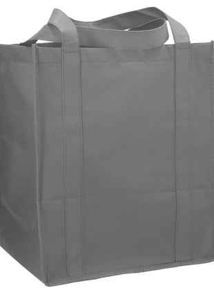 Little Juno Non-Woven Grocery Tote - Gray | PromoEO