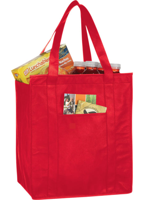 Hercules Insulated Grocery Tote - RED | PromoEO