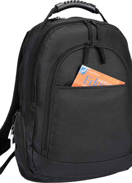 Journey 15" Computer Backpack - Black | PromoEO