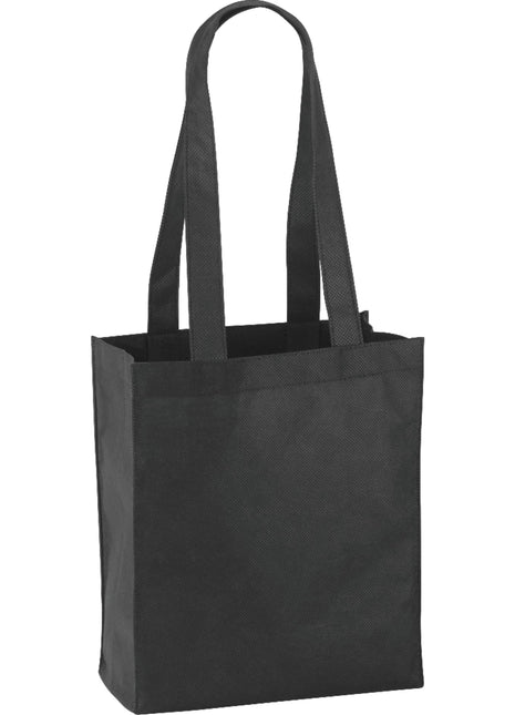 Mini Elm Non-Woven Gift Tote - Black | PromoEO