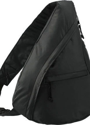Downtown Sling Backpack - Black | PromoEO