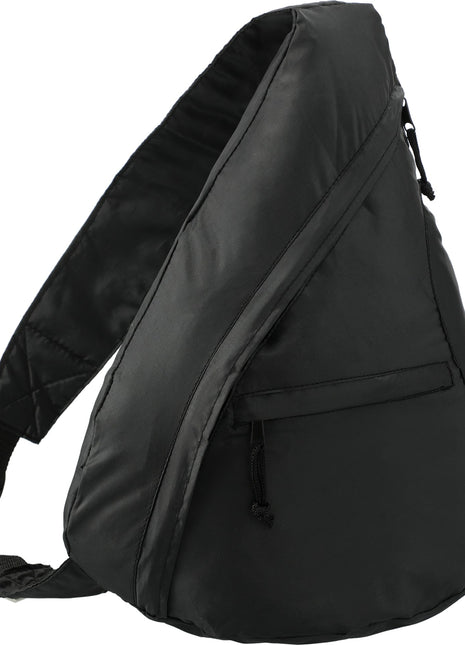Downtown Sling Backpack - Black | PromoEO