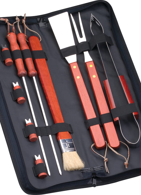 10-Piece BBQ Set - Black | PromoEO