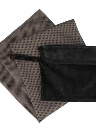 Cooling Towel with Travel Pouch - Gray | PromoEO
