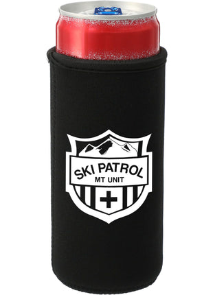 12oz Slim Can Insulator - Black | PromoEO