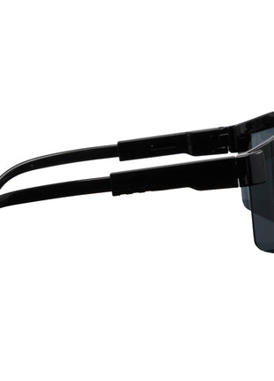 August Recycled Blade Sport Sunglasses - Black | PromoEO