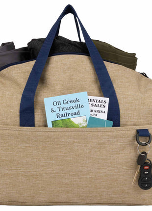 Brighton Recycled Duffle Bag - Tan | PromoEO