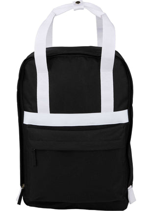 Varsity Recycled Backpack - Black | PromoEO