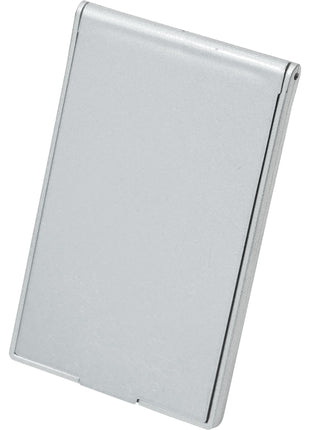 Stand-Up Pocket Mirror - Silver | PromoEO