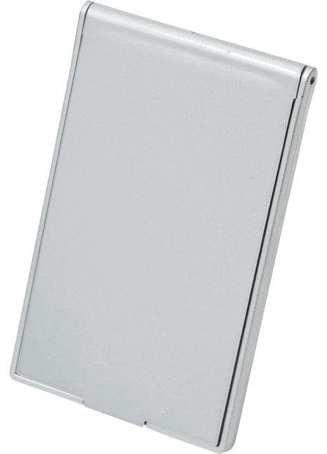 Stand-Up Pocket Mirror - Silver | PromoEO