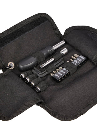 19-Piece Tool Set with rPET Case - Black | PromoEO