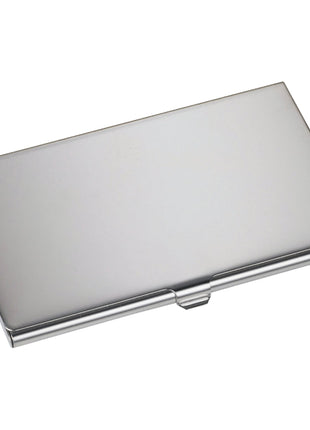 Traverse Business Card Holder - Silver | PromoEO
