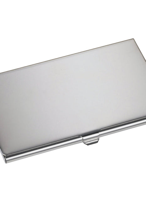 Traverse Business Card Holder - Silver | PromoEO
