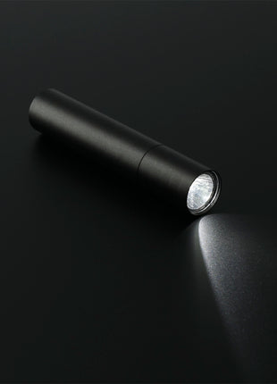Rechargeable 1200mah Flashlight - Black | PromoEO